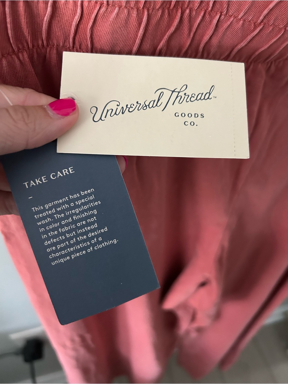 NWT Universal Thread Wide-Leg Pants in “Red”. Size small. - Picture 7 of 8